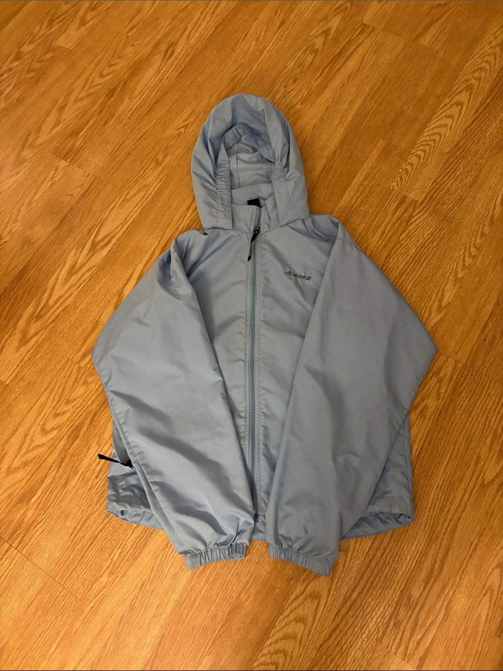 Eastern Mountain Sports Light Blue Kids Hooded Raincoat